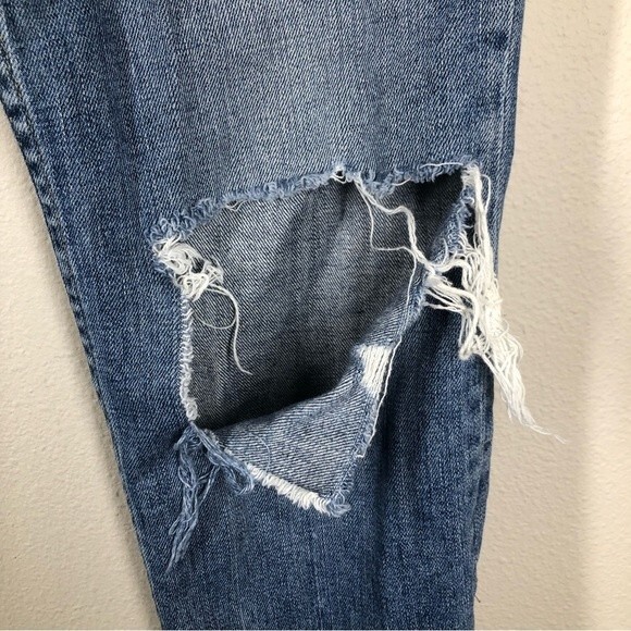 Rag & Bone Dre Low-Rise Slim Boyfriend Jeans Distressed Dobbie Wash 27 - Picture 2 of 11